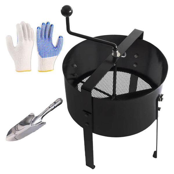 GartenSifter Pro | Efficient Rotary Sieve for Soil & Compost