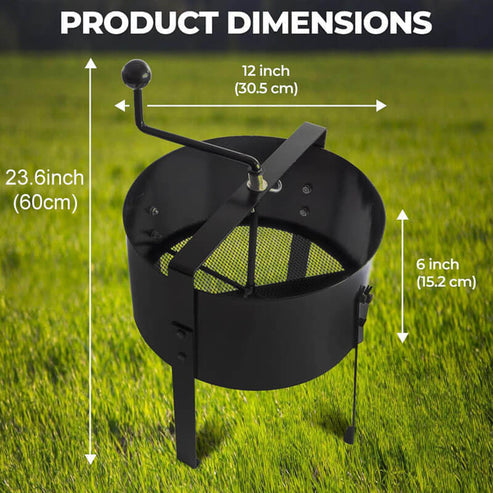 GartenSifter Pro | Efficient Rotary Sieve for Soil & Compost