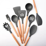 9-teiliges Silikon Küchenhelfer Set | Küchenzauber