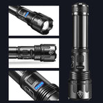 Wasserdichte Militär-Laser-Taschenlampe