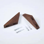 Holzkleiderhaken und dekorativer Mantelhalter