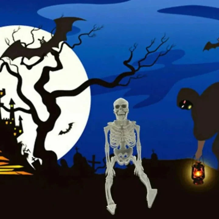 Flexibler Skelett für gruselige Halloween-Dekorationen