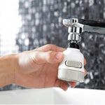 Drehbarer Wasserhahnaufsatz mit 3 Sprühmodi