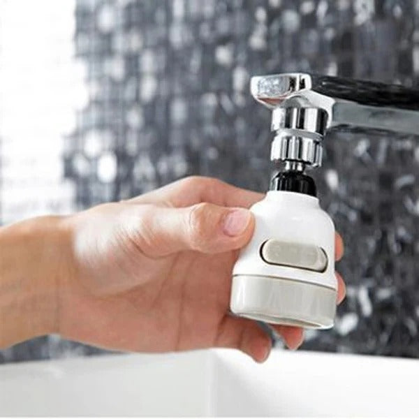 Drehbarer Wasserhahnaufsatz mit 3 Sprühmodi