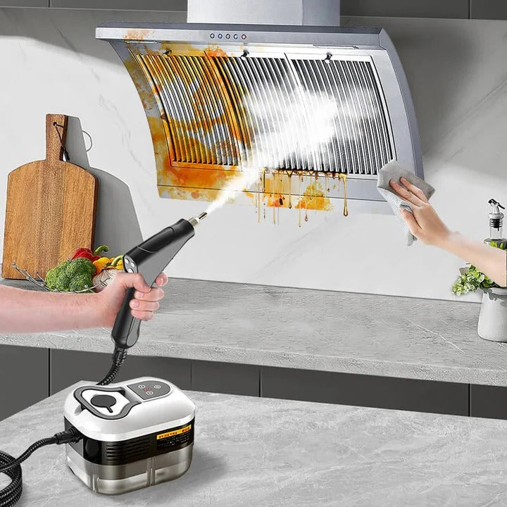 2500W Hochdruck-Dampfreiniger mit Handschuhen