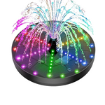 Solarbrunnen mit 60 LED-Lichtern