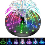 Solarbrunnen mit 60 LED-Lichtern