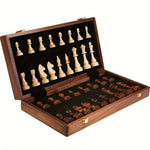 Holz Schachspiel Set – Klassisches Design aus edlem Holz