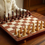 Holz Schachspiel Set – Klassisches Design aus edlem Holz