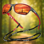 Polarisierende Sportsonnenbrille für Outdoor-Aktivitäten