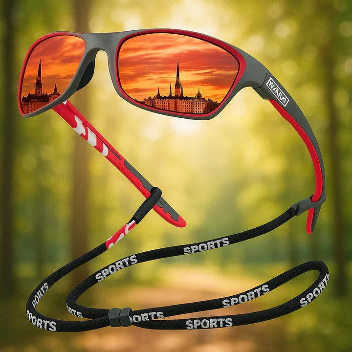 Polarisierende Sportsonnenbrille für Outdoor-Aktivitäten