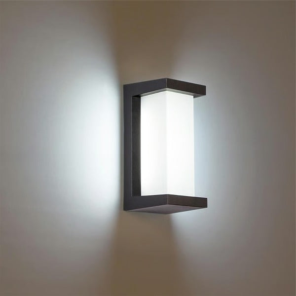 Elegante LED Außenleuchte mit Wandmontage