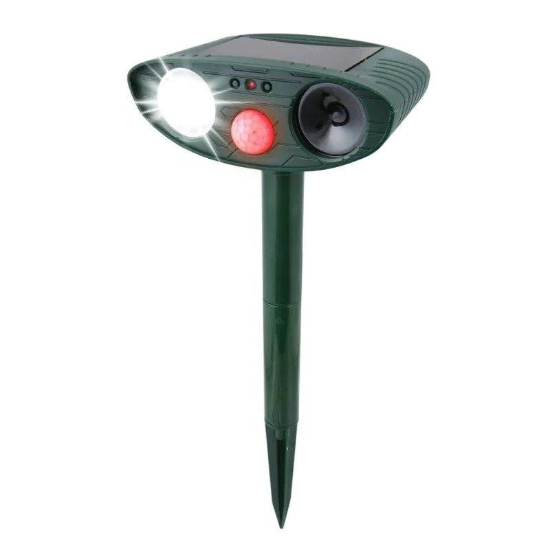 Solarbetriebener Tiervertreiber mit Ultraschall – 4er Set