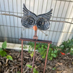 Lebendige Vogel-Skulptur für Garten und Terrasse