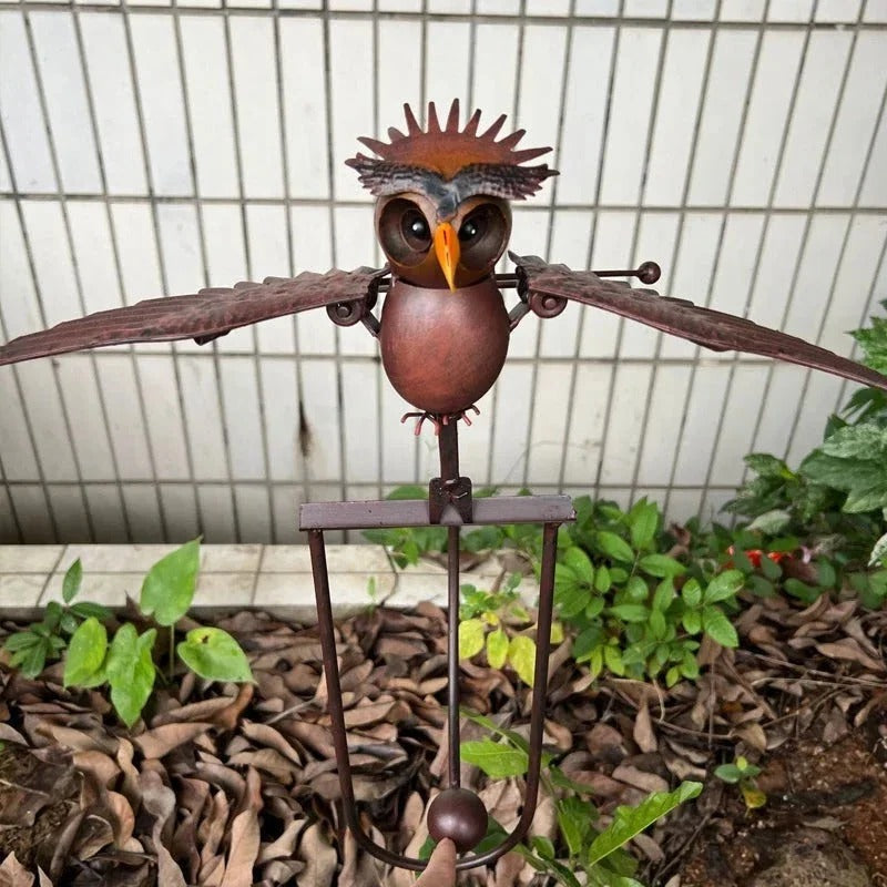 Lebensechte Vogel-Skulptur für Garten und Terrasse
