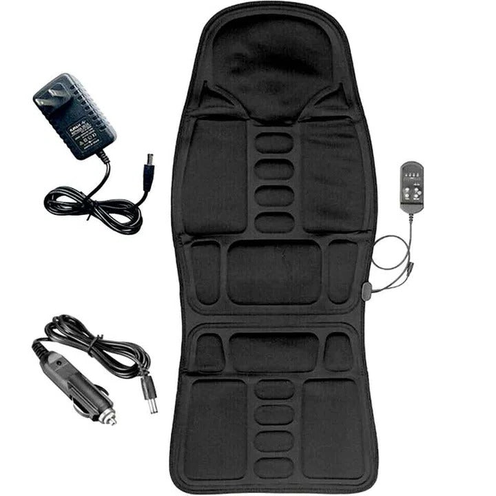 Entspannende Massageauflage mit Wärmefunktion für Zuhause und Auto