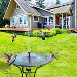 Solarbetriebenes Gartenbrunnenpumpensystem für Vögel