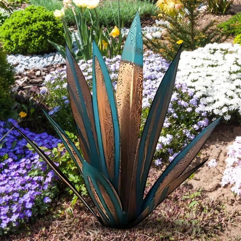 Metallische Agave - Dekorative Pflanze für drinnen und draußen