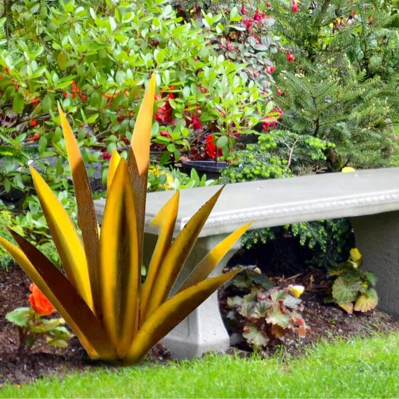 Metallische Agave - Dekorative Pflanze für drinnen und draußen