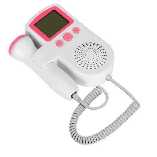Tragbarer Herzfrequenzmonitor für Föten mit LCD-Anzeige