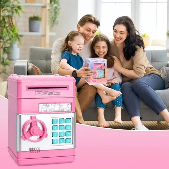 Intelligente Sparkasse für Kinder mit Sicherheitscode