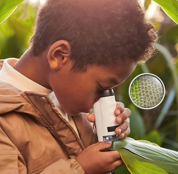 Mini Mikroskop für Kinder – Tragbar und Entdeckungsfreudig