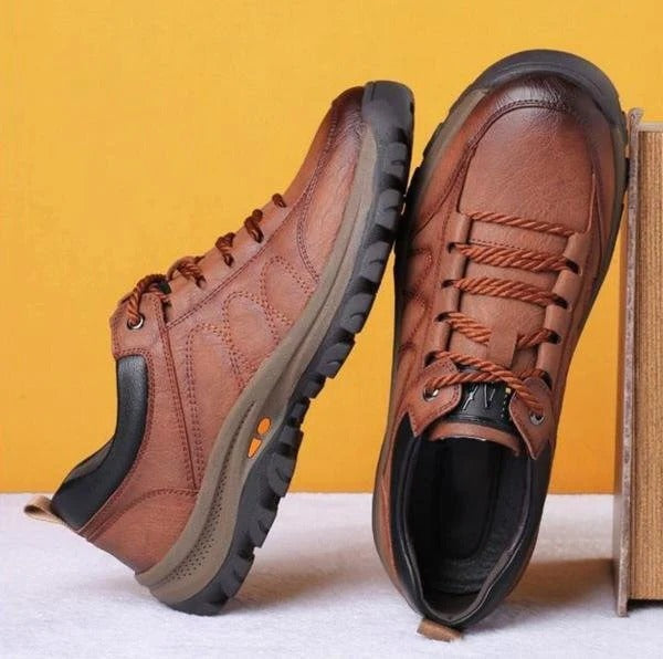 Bequeme und Stützende Leder-Schuhe für Männer