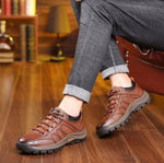 Bequeme und Stützende Leder-Schuhe für Männer