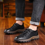 Bequeme und Stützende Leder-Schuhe für Männer
