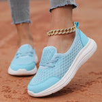 Bequeme Damen-Schuhe mit weicher Sohle und Mesh-Obermaterial