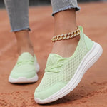 Bequeme Damen-Schuhe mit weicher Sohle und Mesh-Obermaterial