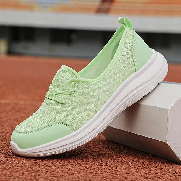 Bequeme Damen-Schuhe mit weicher Sohle und Mesh-Obermaterial