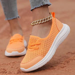 Bequeme Damen-Schuhe mit weicher Sohle und Mesh-Obermaterial