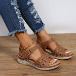 Elegante und Bequeme Sandalen für Frauen mit Klettverschluss