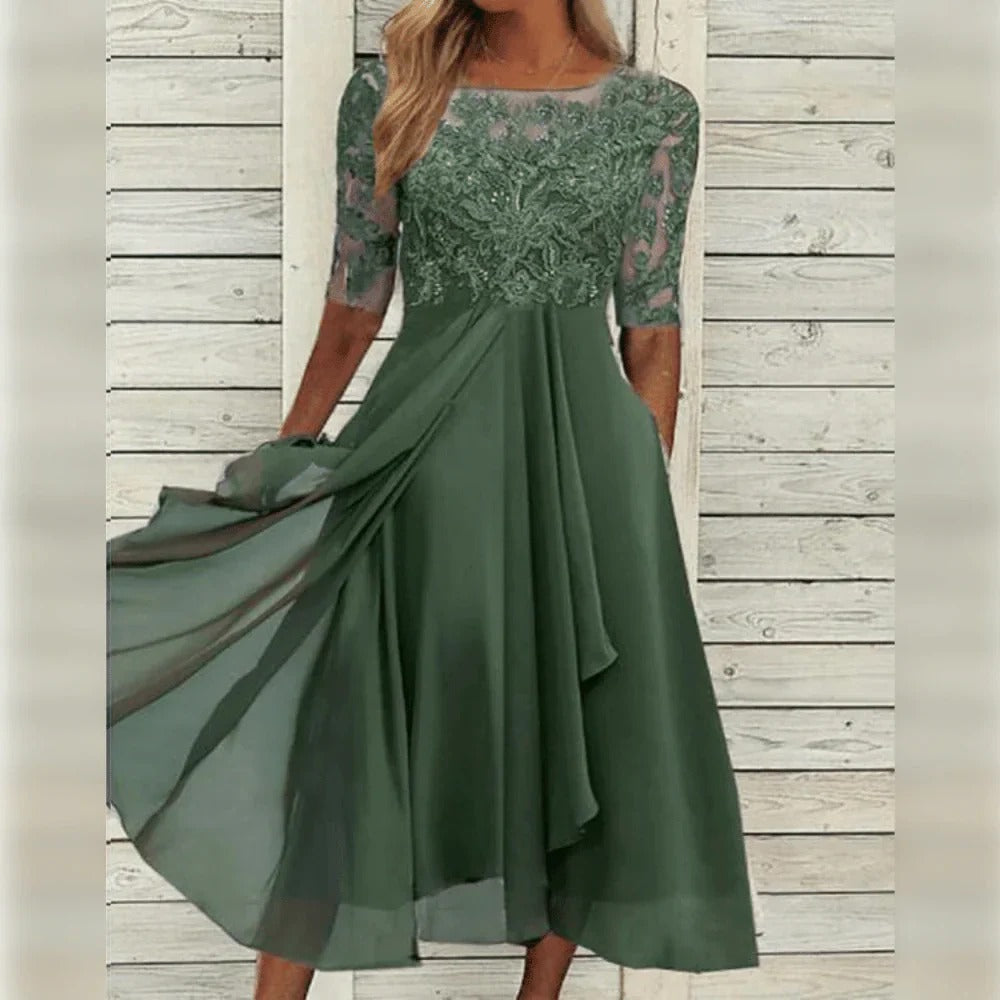 Elegantes Damenkleid – Bequem und Vielseitig für Besondere Anlässe