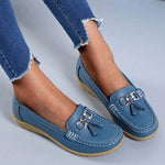 Elegante Damen-Lederloafers mit orthopädischer Unterstützung