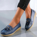 Elegante Damen-Lederloafers mit orthopädischer Unterstützung