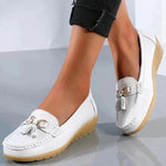 Elegante Damen-Lederloafers mit orthopädischer Unterstützung