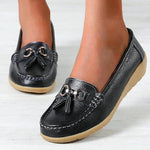 Elegante Damen-Lederloafers mit orthopädischer Unterstützung