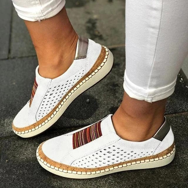 Damen Bequeme Sneakers mit Flacher Sohle zur Beseitigung von Ballenzehen