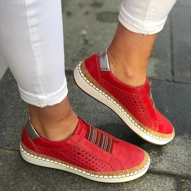 Damen Bequeme Sneakers mit Flacher Sohle zur Beseitigung von Ballenzehen