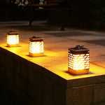 Solarlampe für den Garten mit elegantem Design