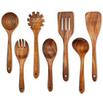 Küchenutensilien-Set aus hochwertigem Teakholz