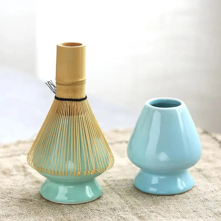 Vollständiges Set für die Zubereitung von Matcha-Tee