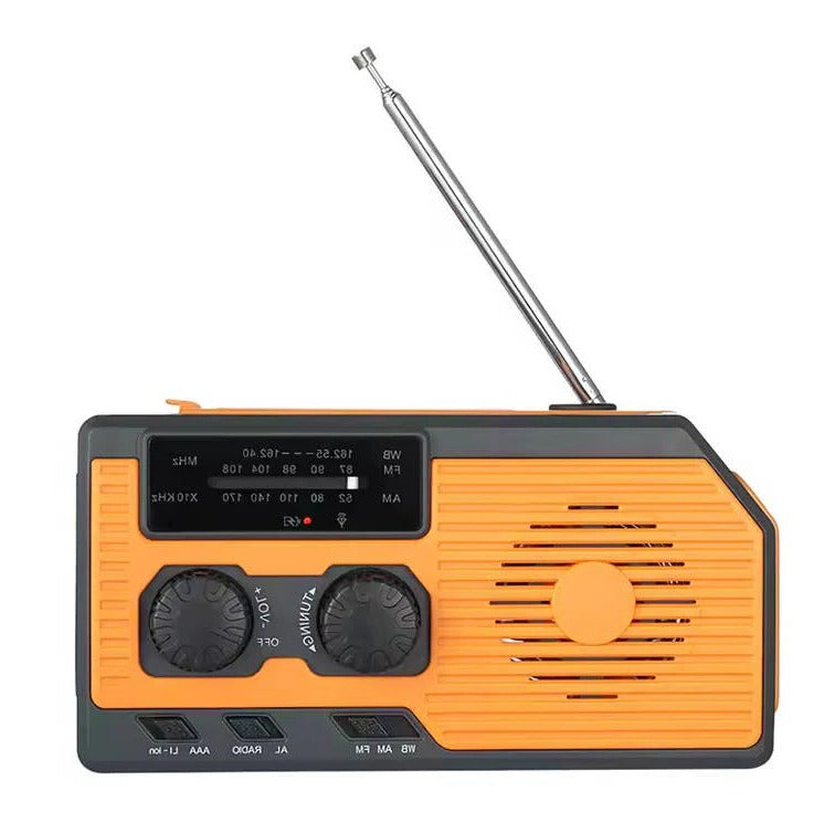 Sonnenschein | Solar-Handkurbel Notfallradio mit Powerbank