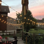 Wetterfeste LED Lichterkette für Garten und Terrasse