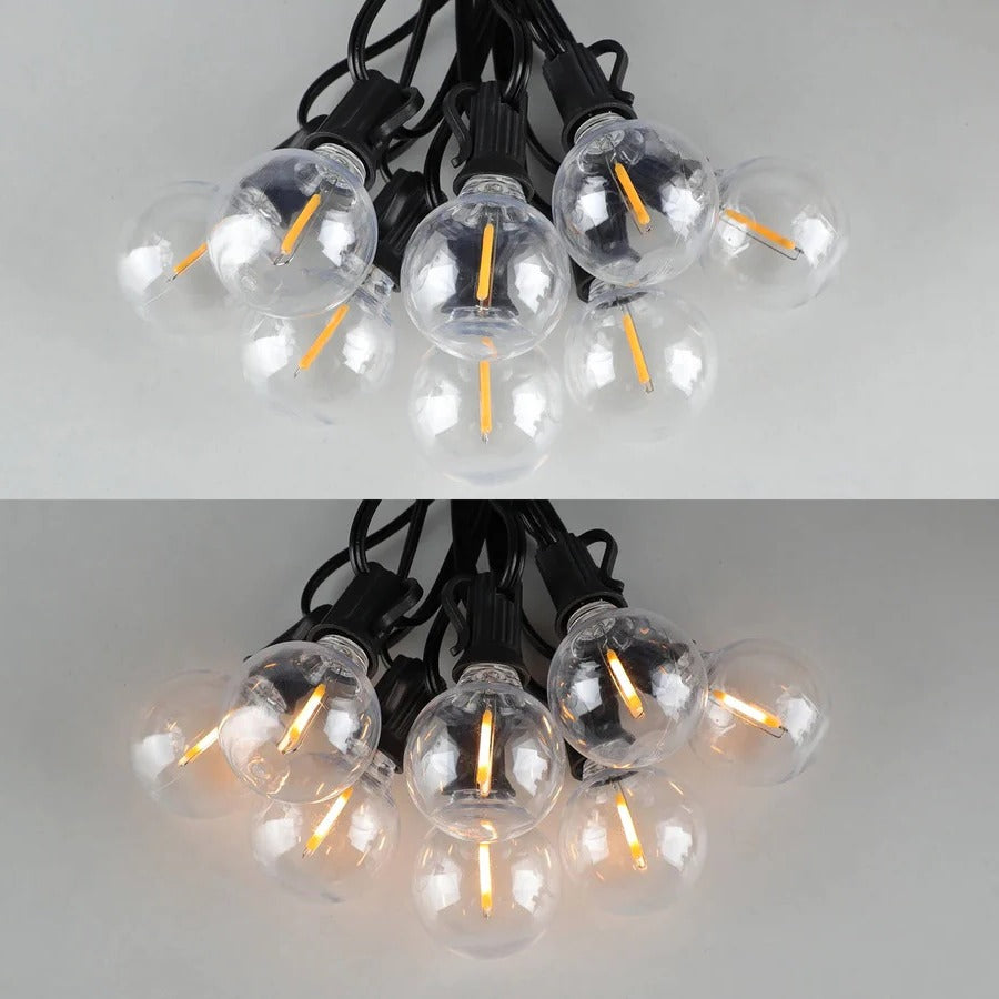 Wetterfeste LED Lichterkette für Garten und Terrasse