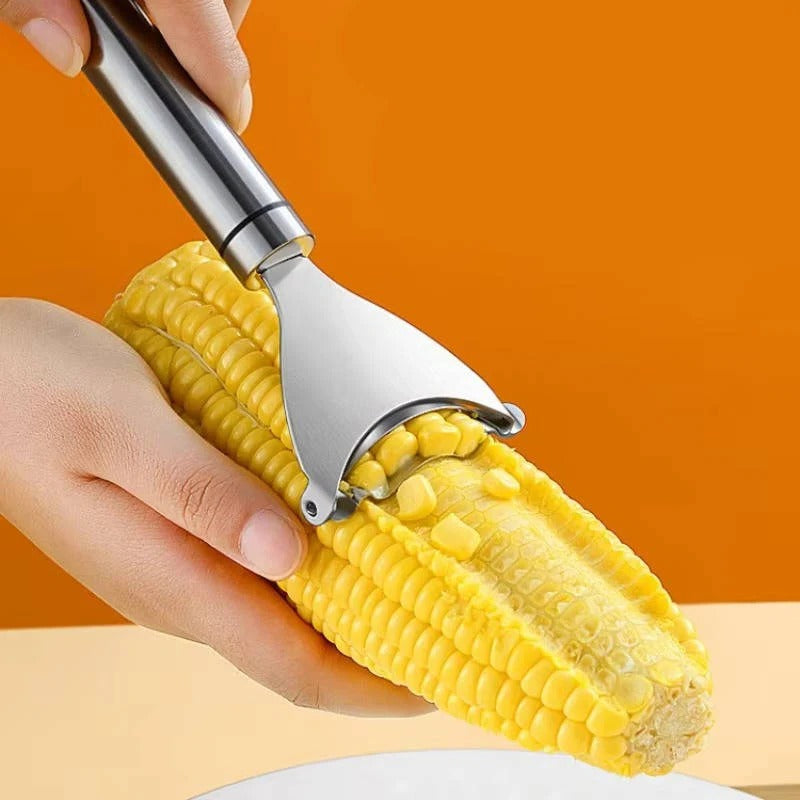 Edelstahl-Maisentkerner mit Ergonomischem Griff