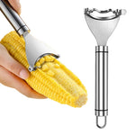 Ergonomischer Maisentferner aus Edelstahl mit sicherem Griff