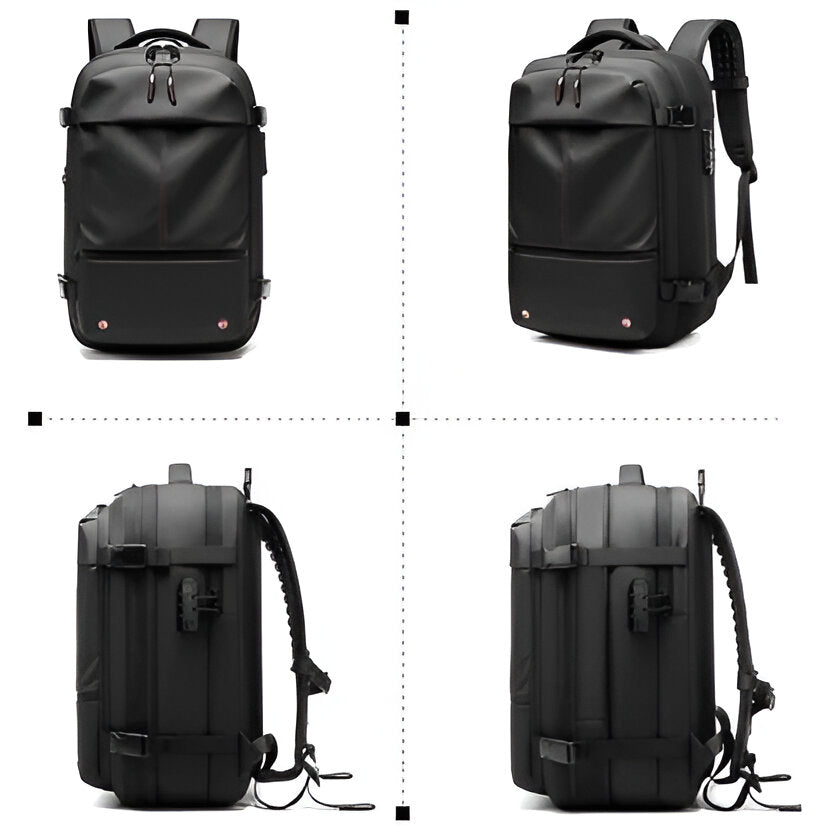 Vielseitiger Rucksack mit integriertem Kompressionssystem